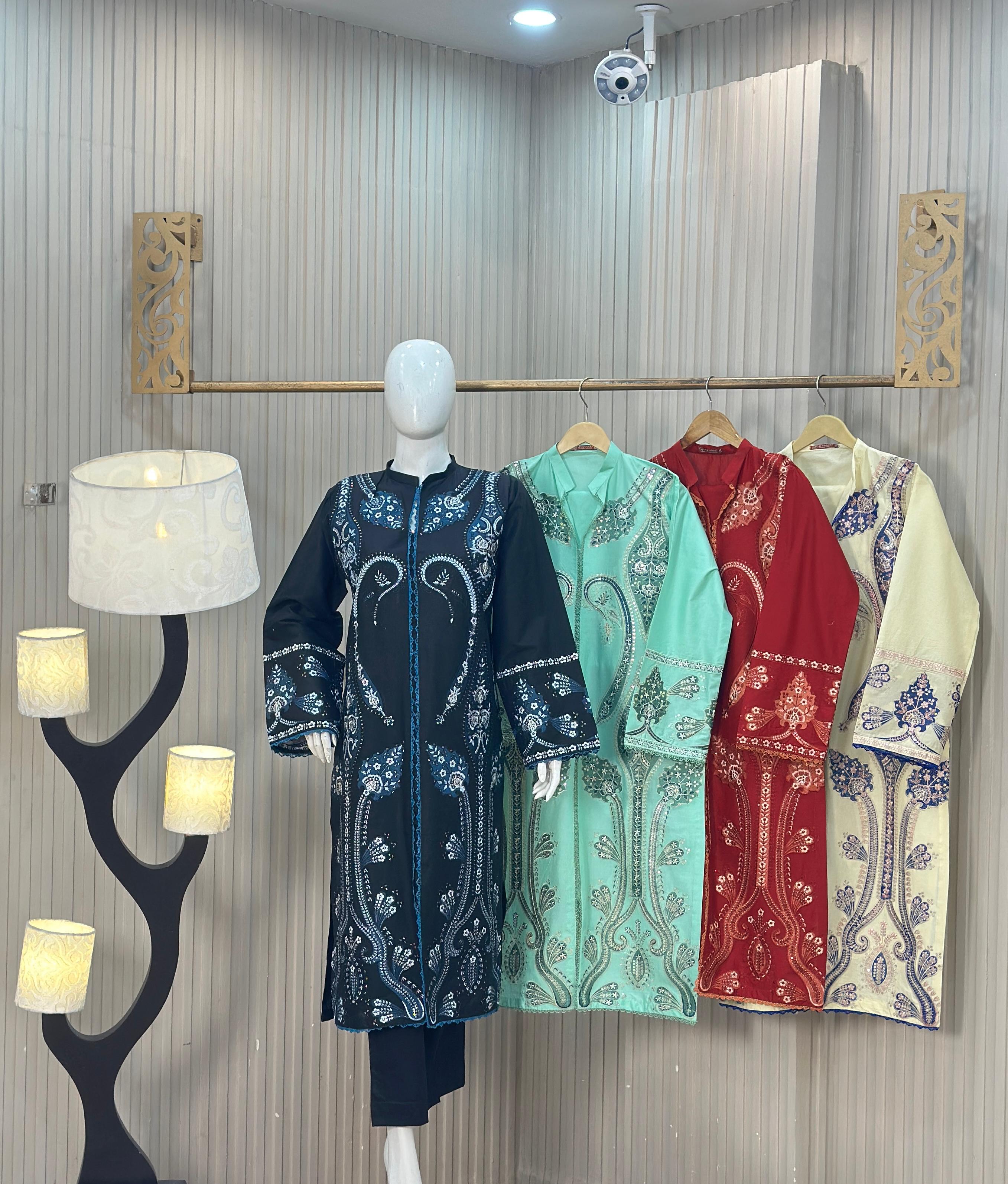 Embroidered RangQari collection